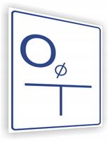 Tablica orientacyjna dla odpowietrznika znak nadruk 20x15 cm dużo wzorów