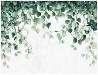 FOTOTAPETA LIŚCIE ZIELONE NATURA KUCHNIA SYPIALNIA SALON TAPETA 300x210