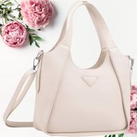 Cremowa Damska Torebka shopper na ramię miejski pojemne klasyczne torebki