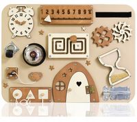 Tablica Manipulacyjna Sensoryczna Montessori Edukacja Dzieci Imię GRATIS