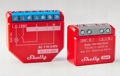 Sterownik Shelly 1PM Mini Gen4 Zigbee/Matter na Arena.pl