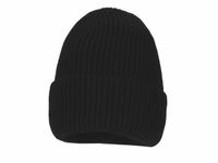 Broel STREET prążkowana czapka beanie czarna 50-52