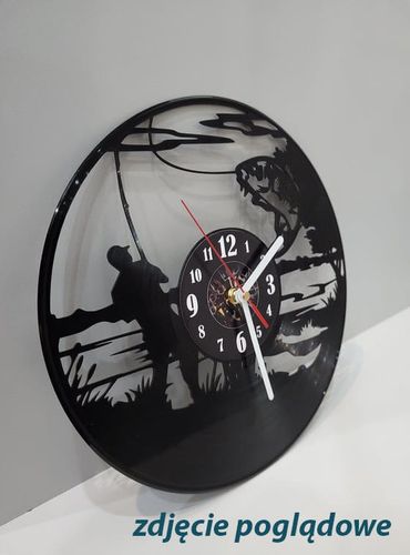 Zegar ścienny z płyty winylowej Zakochani w parku 70.2 na Arena.pl
