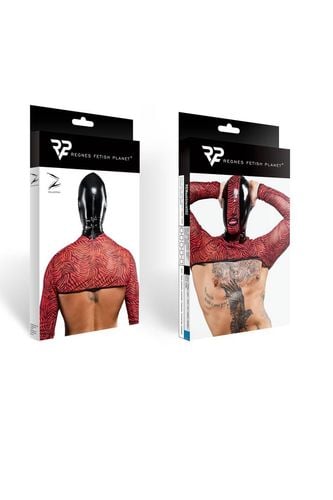 maska na twarz z elastycznego i błyszczącego vinylu - os na Arena.pl