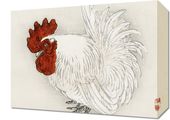 Obraz 40x30cm Japanese Bantam,  Kōno Bairei  Vintage do Salonu