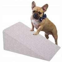 Piankowy Klin Podest Rampa Dla psów zwierząt jasnoszary