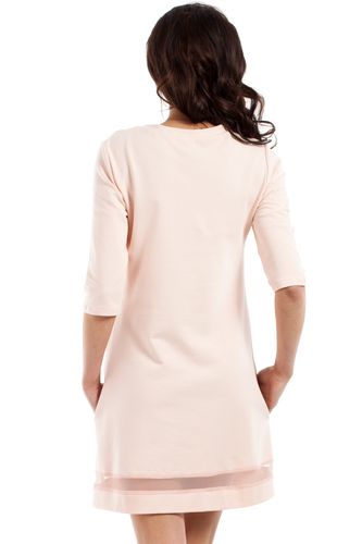 Sukienka Model MOE219 Peach - Moe M na Arena.pl