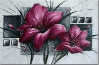 120CM 80CM OBRAZ ŚCIENNY MAKOWY DUET