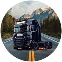 Opłatek na tort Urodziny Tir Scania Volvo Mercedes DAF Ciągnik Siodłowy