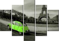 105CM 150CM OBRAZ 5 ELEM LIMONKOWA KACZKA DRUK