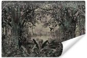 Fototapeta Ścienna DŻUNGLA w Stylu Vintage 400cm x 280cm