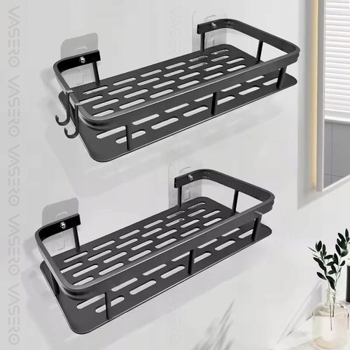 2x PÓŁKA POD PRYSZNIC wisząca samoprzylepna ścienna LOFT łazienki prysznic na Arena.pl