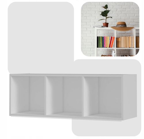 Regał półka organizer pojemnik stojak na płyty winylowe segregatory Cubo 3 na Arena.pl