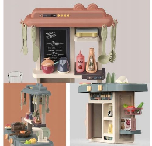 KUCHNIA dla Dzieci interaktywna PARA Garnki KRAN PALNIKI - Zestaw 42 szt. na Arena.pl