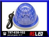 Lampa LED 12 SMD kogut niebieska 12v 24v migająca przemysłowa brama