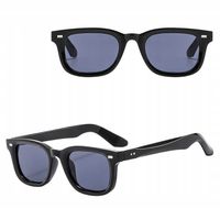 OKULARY PRZECIWSŁONECZNE filtr UV400 Czarne damskie męskie + ETUI+ŚCIERKA