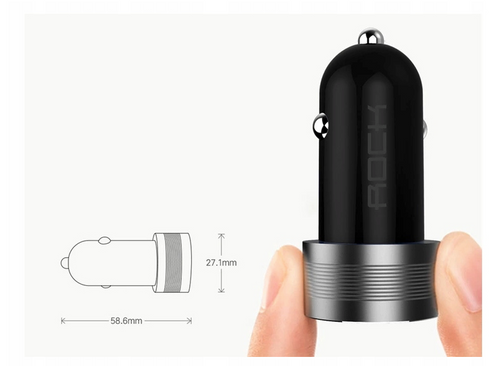 ROCK Sitor PLUS Ładowarka Samochodowa 2x USB 2,4A na Arena.pl