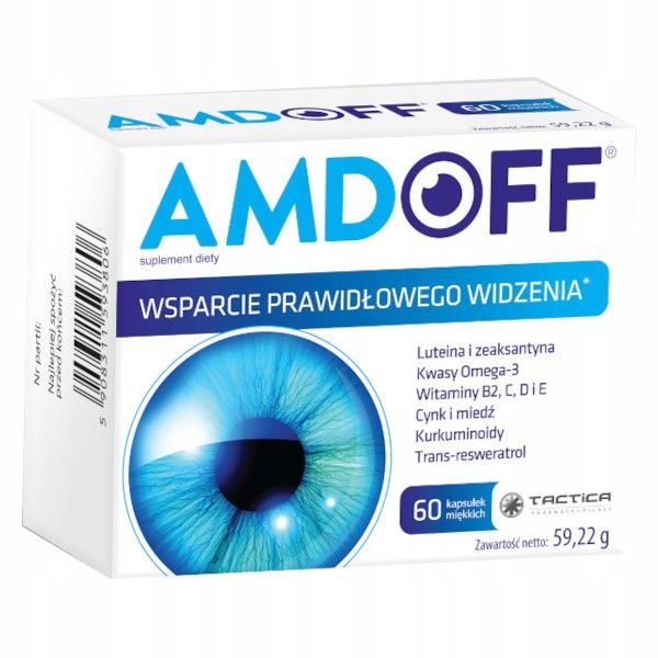 Amdoff Tabletki Wspierające Prawidłowe Widzenie 60 Kapsułek zdjęcie 2