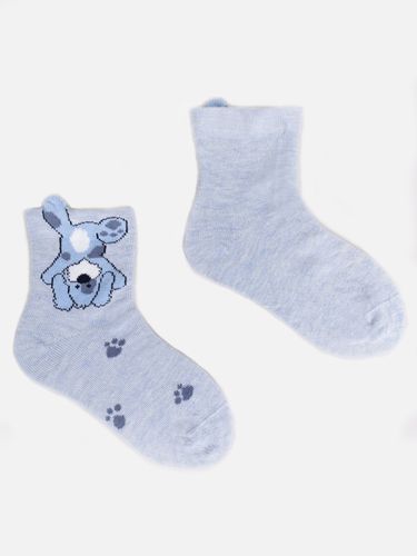 Skarpety dziecięce bawełniane w pieski 3PAK 20-22 YOCLUB na Arena.pl