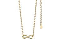 Pozłacany srebrny naszyjnik gwiazd nieskończoność infinity  celebrytka srebro 925 Z1107N_G