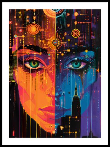 Plakat 39,5x55cm Cyfrowa Psyche na Arena.pl