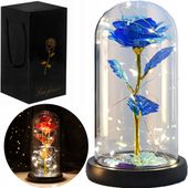 WIECZNA ROZA LED W SZKLE NR:8243
