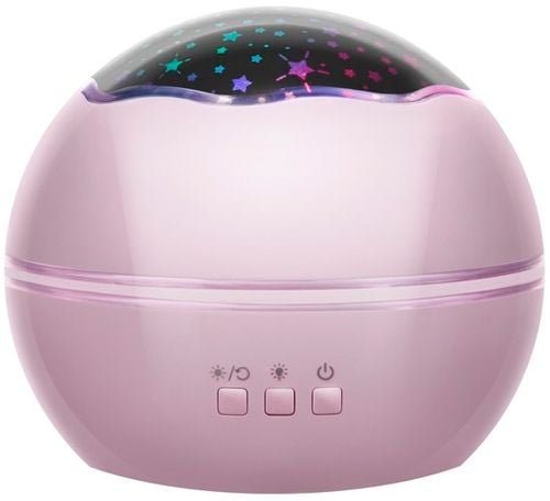 Lampka Nocna Z Projektorem- Różowa Lp16859 na Arena.pl