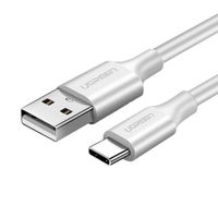 Kabel UGREEN USB-C 2m Szybkie Ładowanie QC3.0 Transfer Danych Biały