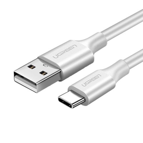 Kabel UGREEN USB-C 2m Szybkie Ładowanie QC3.0 Transfer Danych Biały na Arena.pl