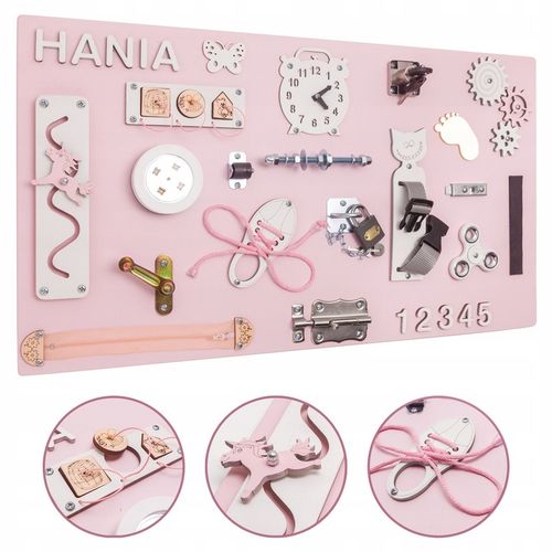 TABLICA Manipulacyjna Sensoryczna MONTESSORI XL na Arena.pl