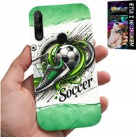 ETUI DO HUAWEI P30 LITE - PIŁKA NOŻNA, FOOTBALL PIŁKA CASE + SZKŁO