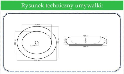 Umywalka Ceramiczna Luna na Arena.pl