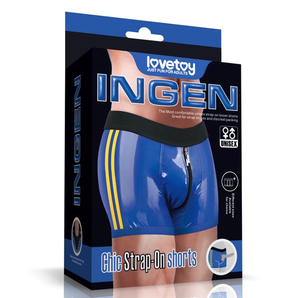 Chic Strap-On shorts (36 - 39 inch waist) Blue zdjęcie 1