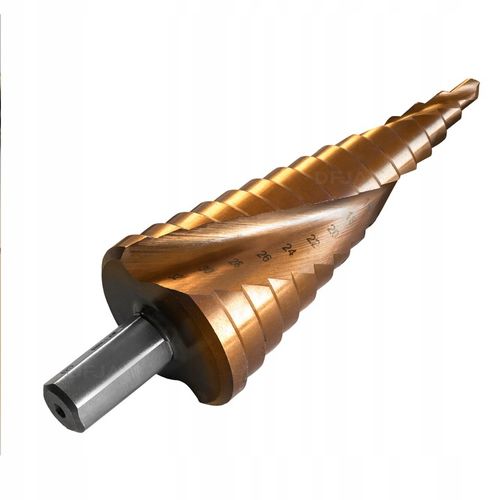 WIERTŁA KOBALTOWE STOPNIOWE STOŻKOWE DO METALU STALI ZESTAW HSS CO/M35 na Arena.pl