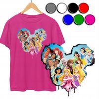 KOSZULKA DZIECIĘCA T-SHIRT Z NADRUKIEM - KSIĘŻCZNIKI DISNEYA - M 134-140