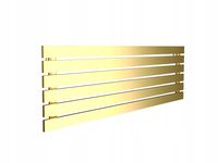 Grzejnik pokojowy poziomy BELLOSLIM 45x120 złoty