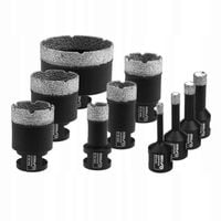 DEDRA ZESTAW KORONK DO GRESU BETONU SZKŁA M14 X10