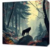 Obraz 50x50cm Leśne Echa