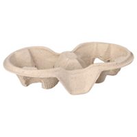 holder na dwa kubki 46x223x116mm brazowy 220szt papstar