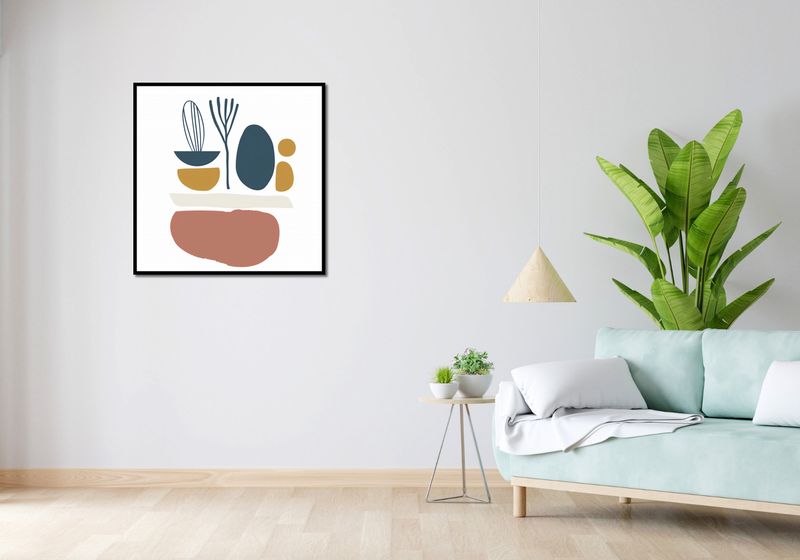 Plakat 80x80cm Stylowa Roślinność zdjęcie 4
