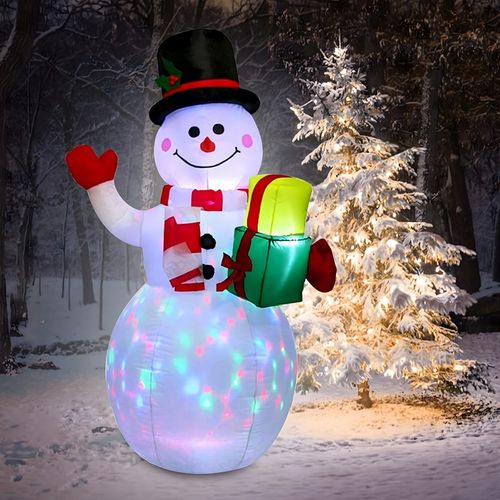 BAŁWAN nadmuchiwany ŚWIECĄCY DUŻY pompowany LED 150cm dmuchaniec na Arena.pl