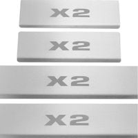 Listwa progowa BMW X2 F39 Stal nierdzewna 304 mat 4szt