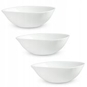 KADAX Salaterka Miska 19cm Do Zupy Biała 3szt