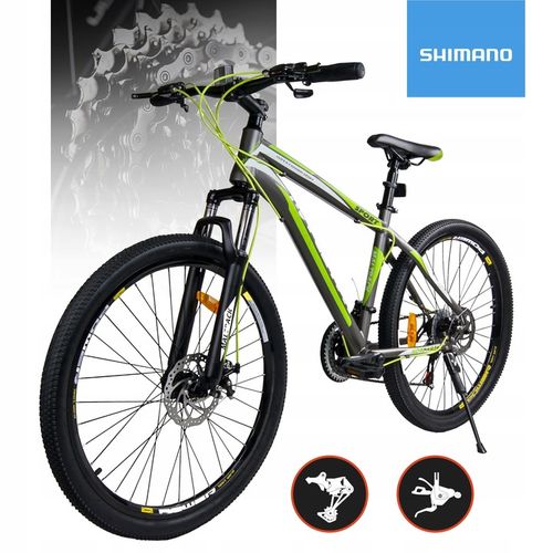 ROWER GÓRSKI MTB 26 SHIMANO 21 BIEGÓW SHIMANO 2xTarcze RAMA 18" KOŁA 26" na Arena.pl