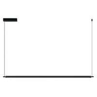 Minimalistyczna lampa wisząca Flash LED 54W 3000k czarna listwa