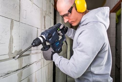 MŁOTOWIERTARKA UDAROWA SDS+ WIERTARKA MŁOT UDAROWY MOCNY ZESTAW WUBER na Arena.pl