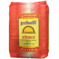 Mąka do pizzy neapolitańskiej POLSELLI ROSSA VIVACE 5kg typ 00