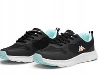 Czarno-różowe unisexowe dziecięce trampki KAPPA R37