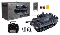 CZOŁG MILITARNY STEROWANY RADIEM-DYM- STRZELA KULKAMI WODNYMI I PLAST