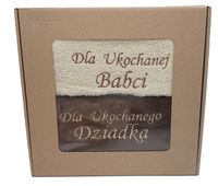 ręcznik haftowany 50 x 100 cm  2szt. w pudełku dla ukochanej babci /